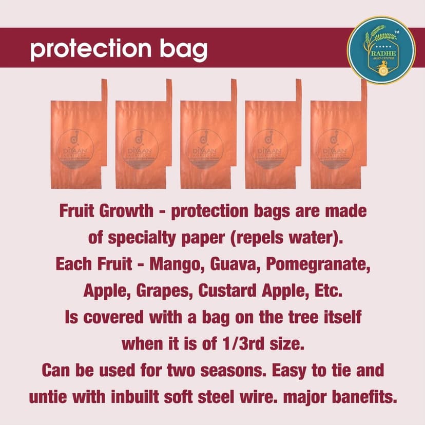 High Quality Mango Protection  (pack of 100 pieces)