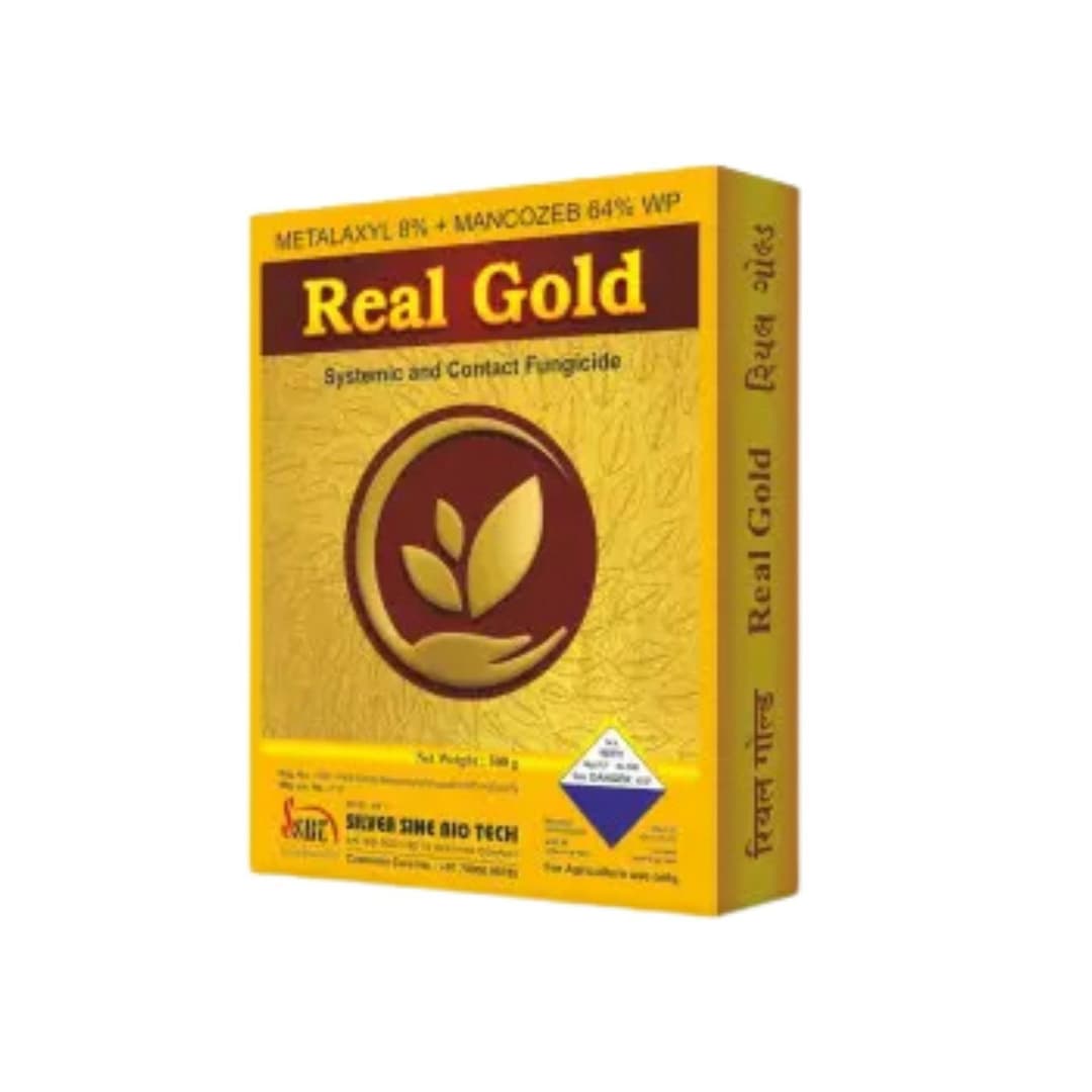 Real Gold Metalaxyl 8% + Mancozeb 64% WP Fungicide