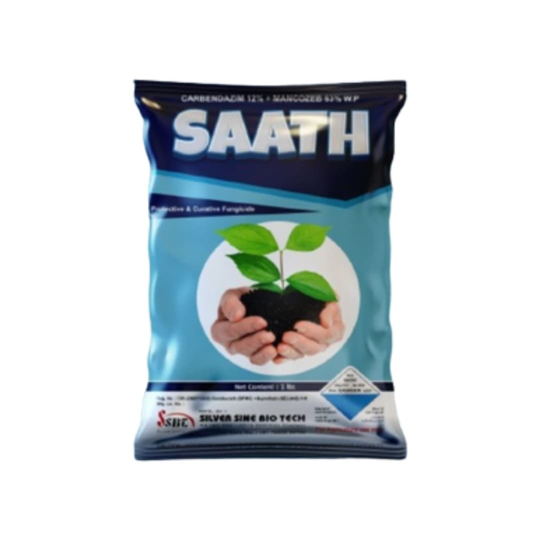 Saath Carbendazim 12% + Mancozeb 63% WP Fungicide 1KG