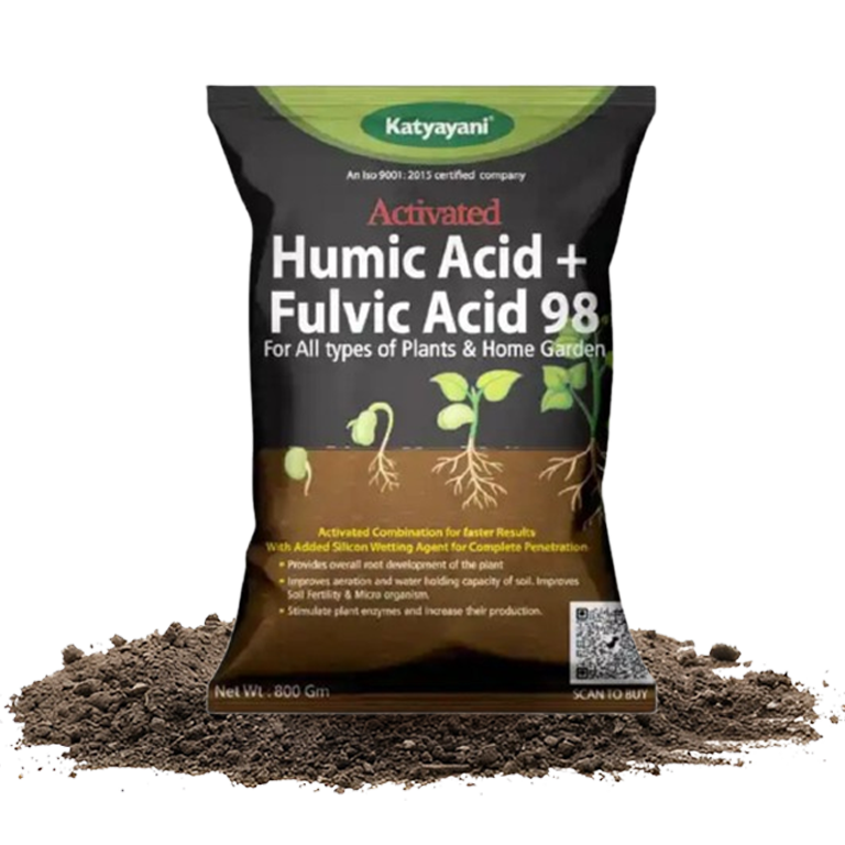 ACTIVATED HUMIC ACID + FULVIC ACID 98 FERTILIZER | KATYAYANI 10 KG (10 KG x 1)