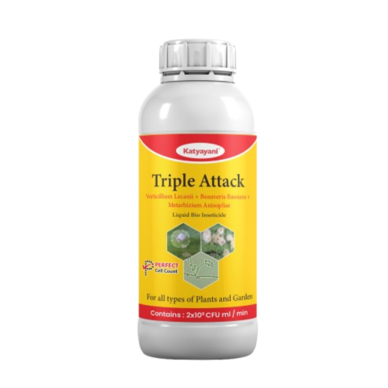 Katyayani Triple Attack - Liquid Bio-Insecticide - (1 Litre)