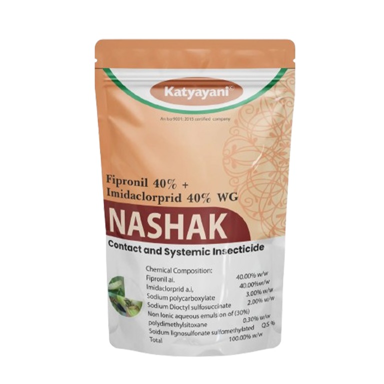 Nashak Chemical Insecticide | Fipronil 40% + Imidacloprid 40% WG | Katyayani