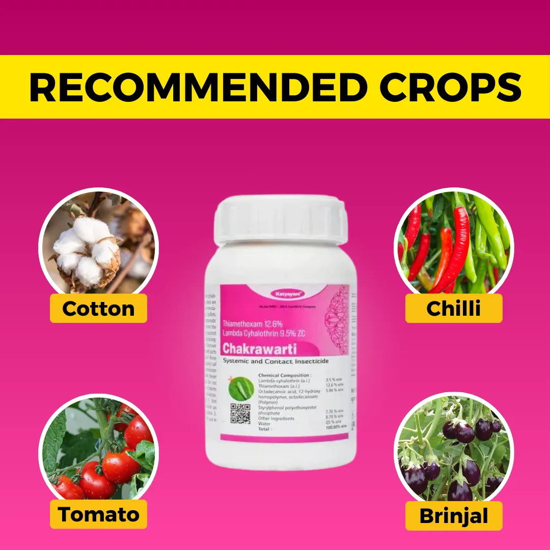 Katyayani Chakrawarti | Thiamethoxam 12.6% + Lambda Cyhalothrin 9.5% ZC 250 GM