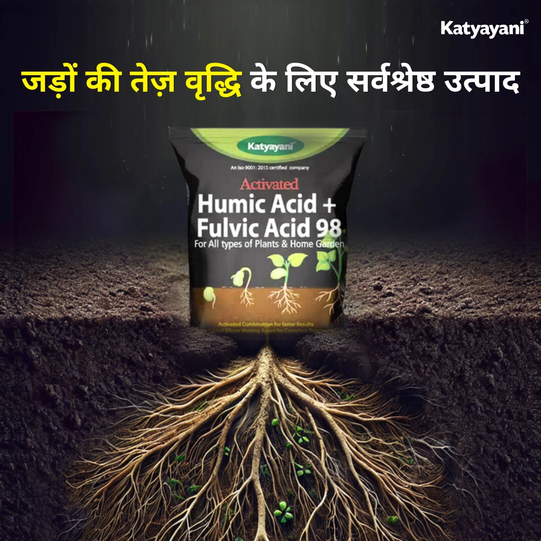 ACTIVATED HUMIC ACID + FULVIC ACID 98 FERTILIZER | KATYAYANI 8 KG (800 GM x 10)
