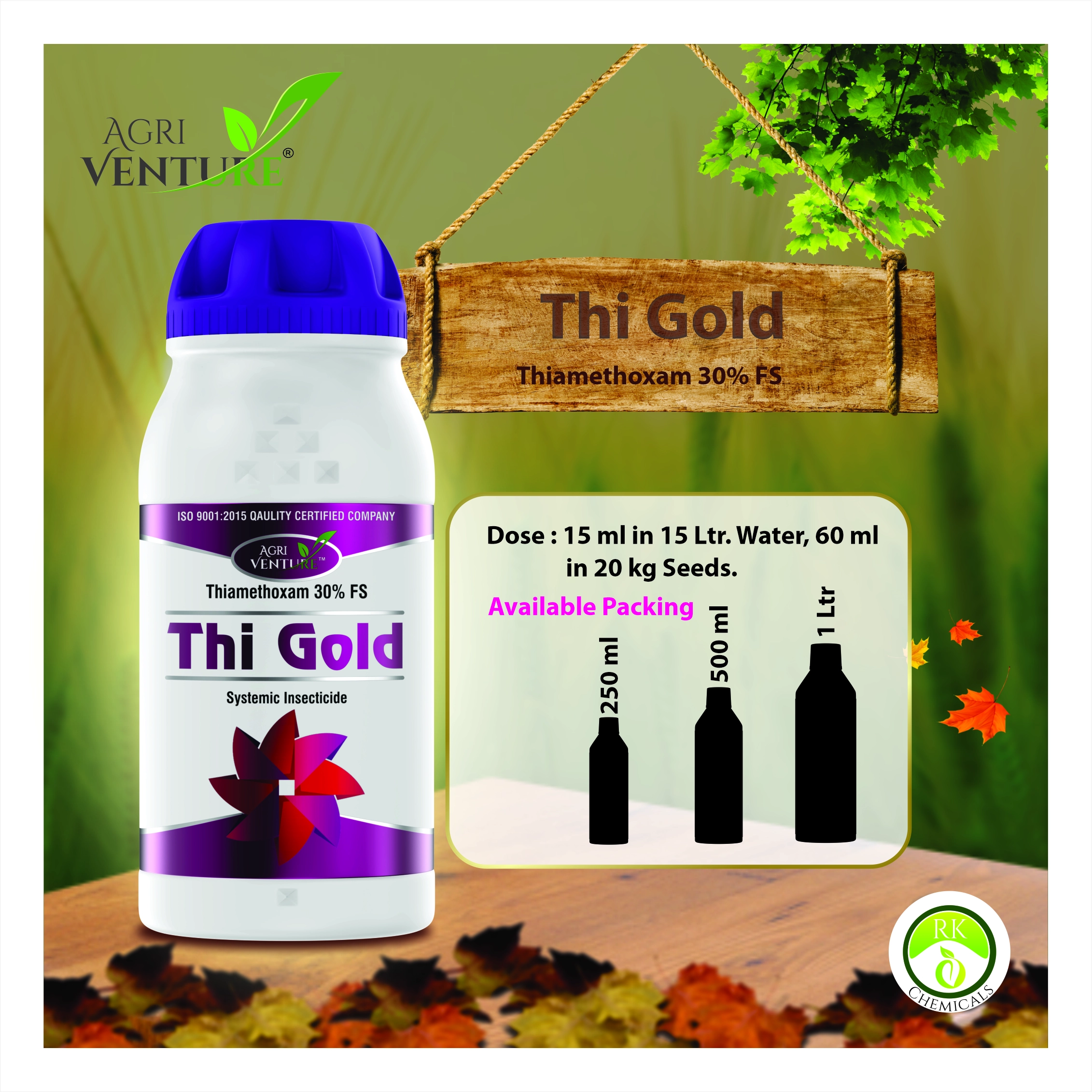 Agriventure Thi Gold Thiamethoxam 30% FS 1LTR (1LTR X 1)