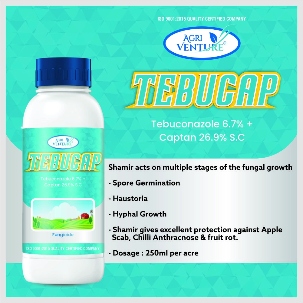 Agriventure Tebucap Tebuconazole 6.7% + Captan 26.9% SC Fungicide