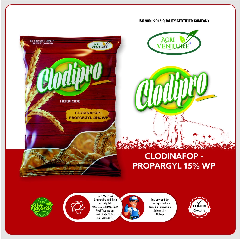 Agriventure Clodipro Clodinafop Propargyl 15% WP Herbicide