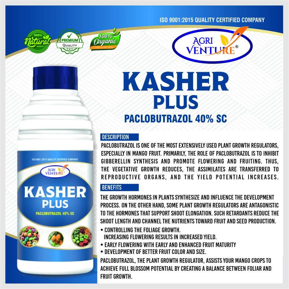 Agriventure Kasher Plus Paclobutrazol 40% SC Plant Growth Regulator