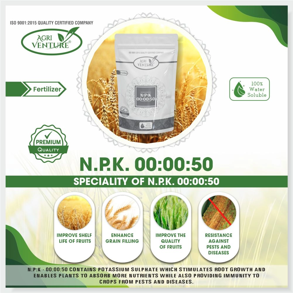 Agriventure NPK 00-00-50 Water Soluble Fertilizer