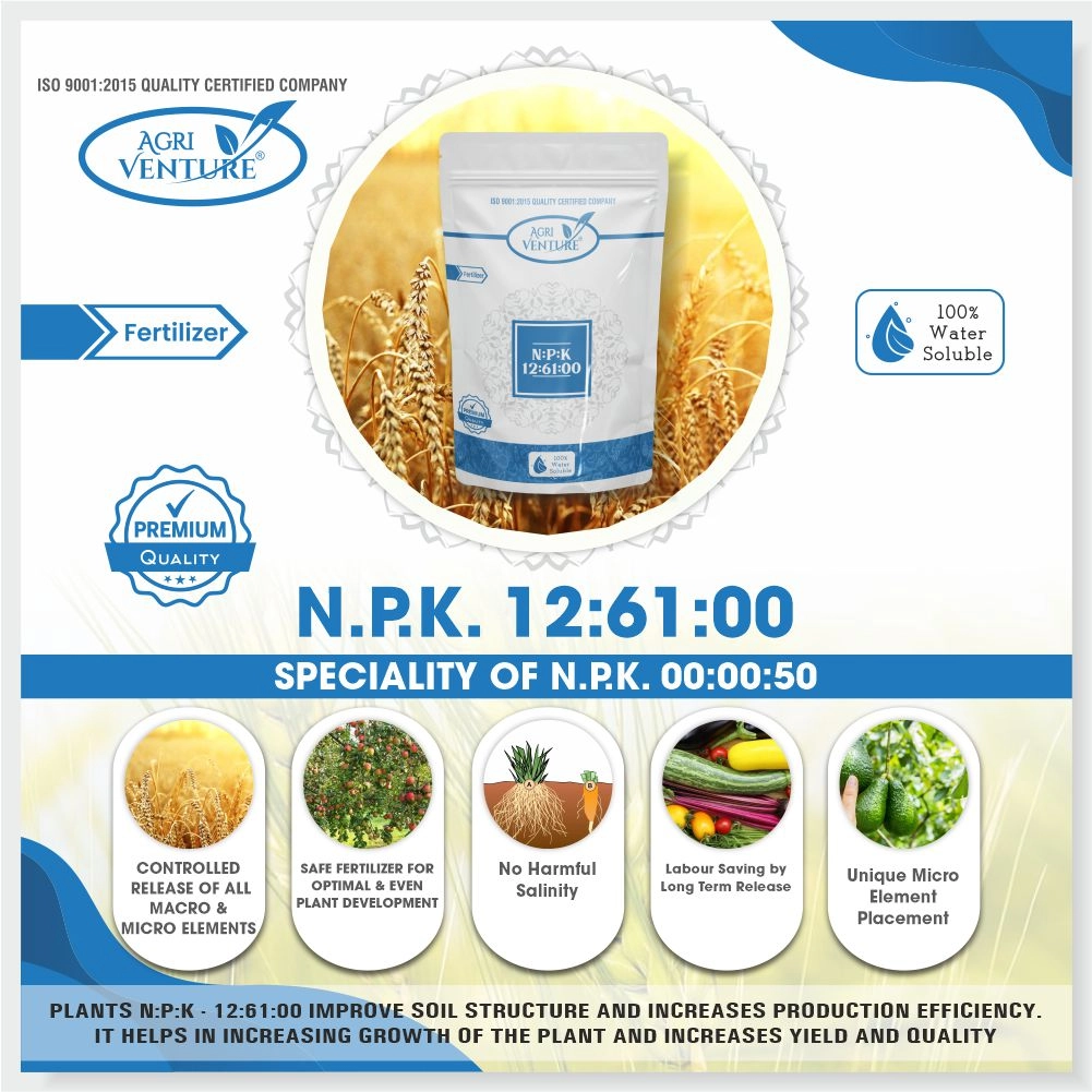 Agriventure NPK 12-61-00 Water Soluble Fertilizer