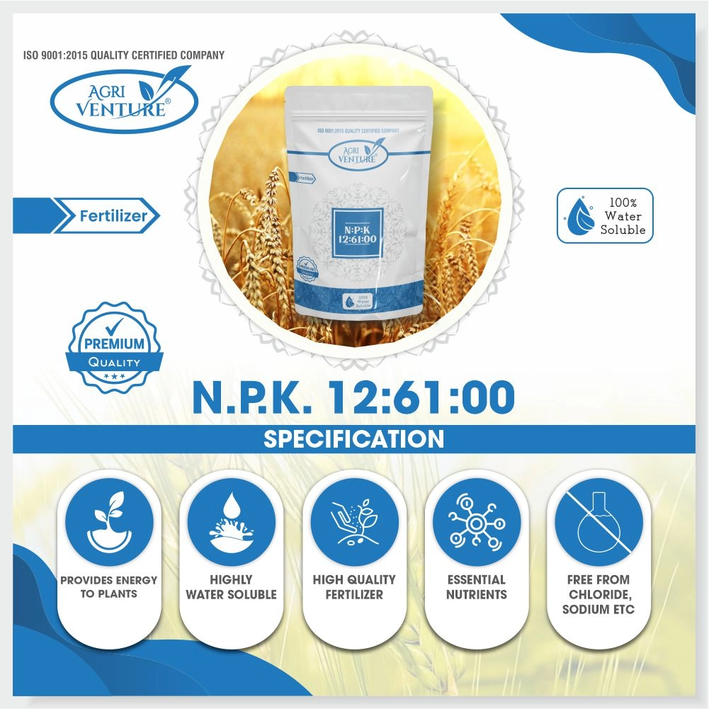 Agriventure NPK 12-61-00 Water Soluble Fertilizer