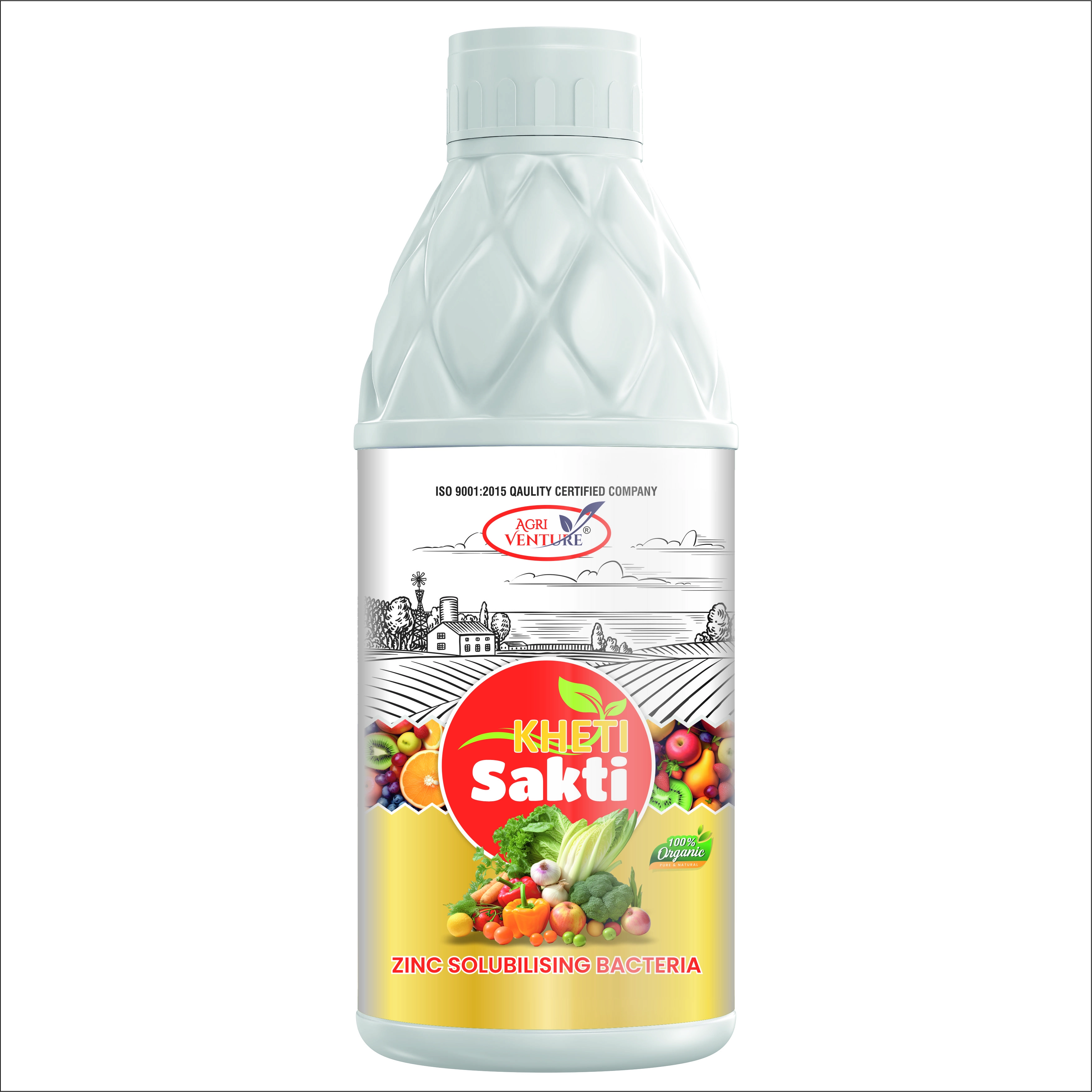 Agriventure Kheti Sakti ZSB (Zinc Solubilizing Bacteria) Biofertilizer