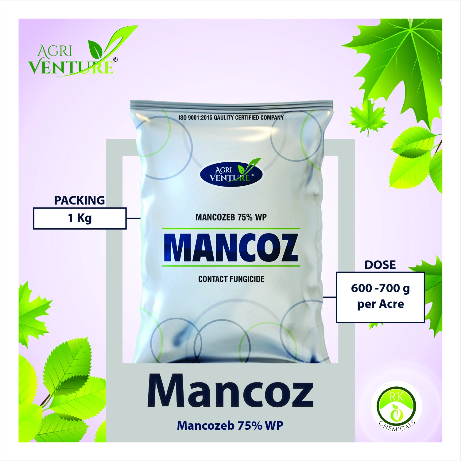 Agriventure Mancoz Mancozeb 75% WP Fungicide