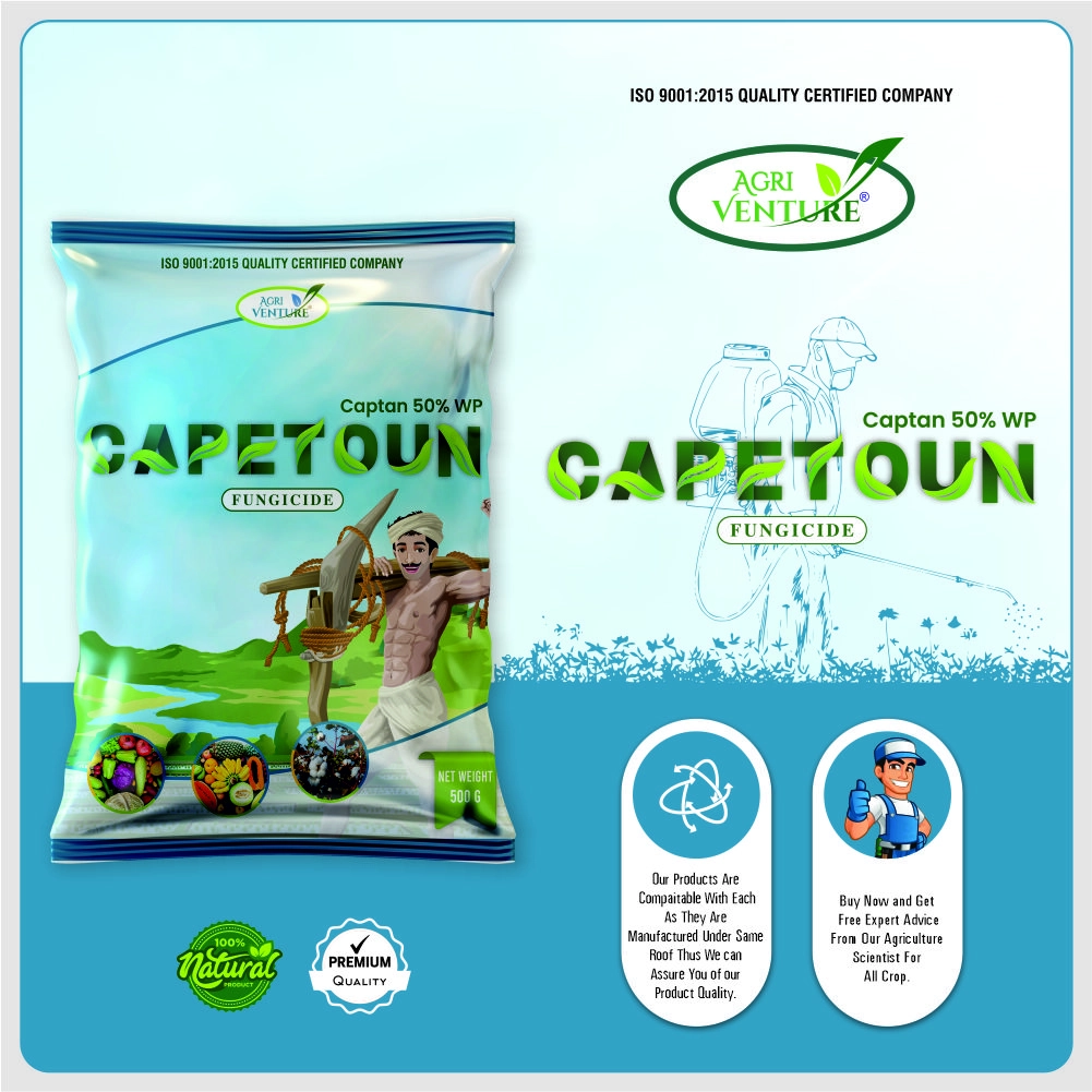 Agriventure Capetoun Captan 50% WP Fungicide