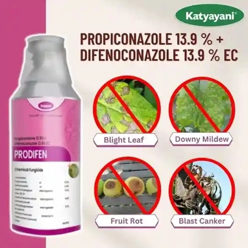 Katyayani Prodifen Propiconazole 13.9 % + Difenoconazole 13.9 % EC Chemical Fungicide
