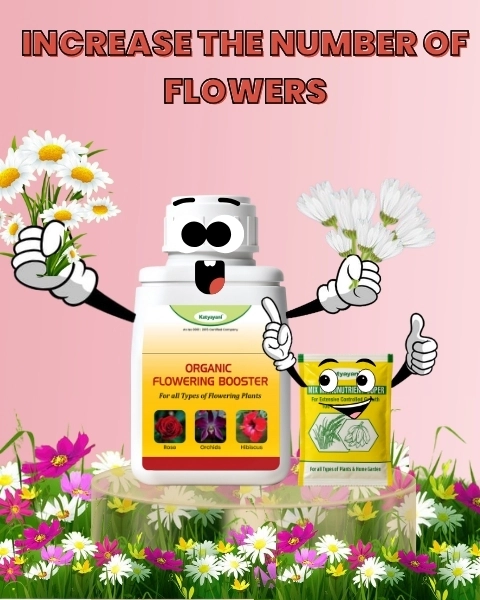 Katyayani Organics Flowering Booster Organic Fertilizer With Mix Micronutrient Booster