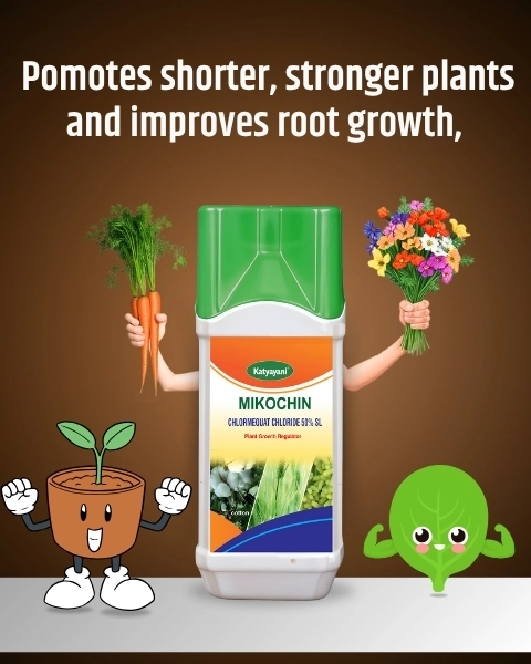 katyayani Mikochin Chlormequat Chloride 50 % SL Plant Growth Regulator