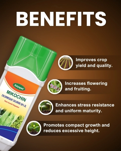 katyayani Mikochin Chlormequat Chloride 50 % SL Plant Growth Regulator